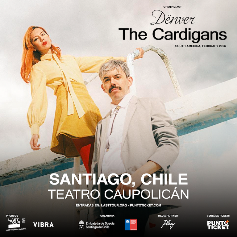 Dënver abrirá el regreso de The Cardigans a Chile